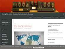 Tablet Screenshot of analogtubeaudio.de